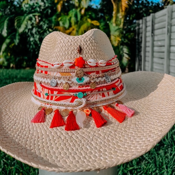 Colombian Handmade Hat Boho Beach Sombrero - Picture 3 of 6